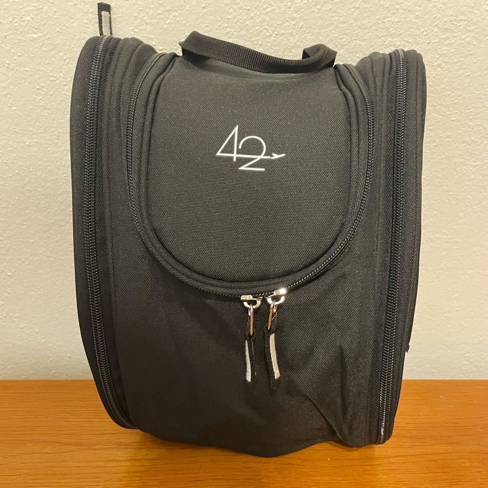 42 Black Travel Hanging Toiletry Cosmetic Bag